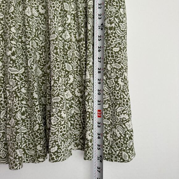 Boden Flutter Sleeve Jersey Dress Green Pea Oriental Paradise Mini Short Sleeve - Picture 9 of 9